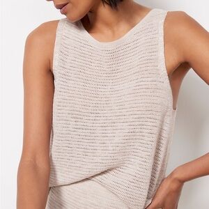 Z Supply Textured Knit Top in Beige Size XS